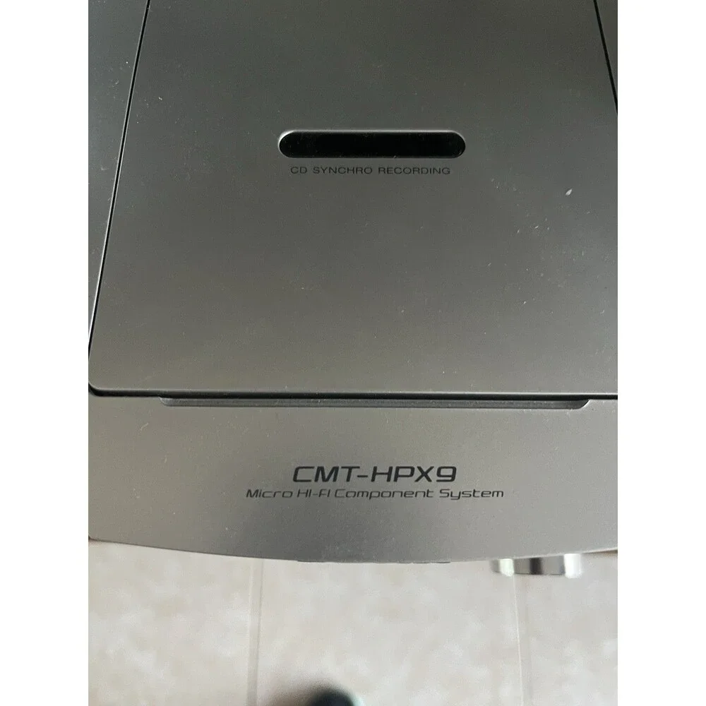 Sony HCD-HPX9 CD Cassette Radio Receiver Main Unit Only CMT-HPX9 FOR REPAIR